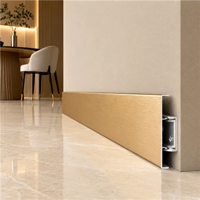 Minimalist skirting baseboard